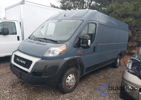 2020 Ram Promaster 3500 Cargo Van High Roof 159 Wb Ext z USA, uszkodzony, nr VIN 3C6URVJG4LE112383